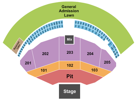 Gorge Amphitheatre Luke Combs Seating Chart